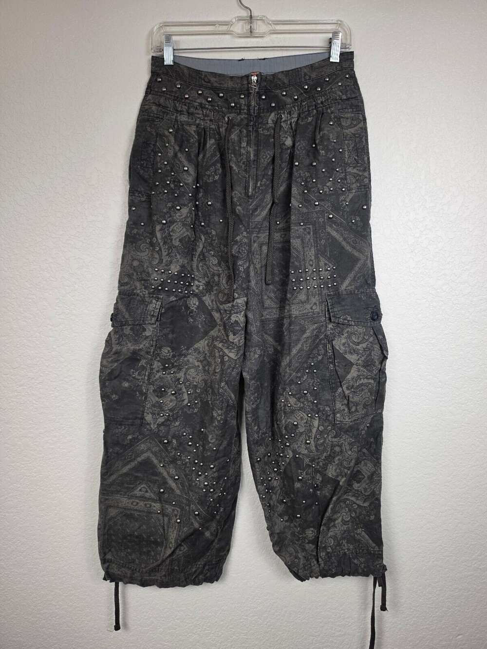 Free People Studded Cargo Pants Size 6